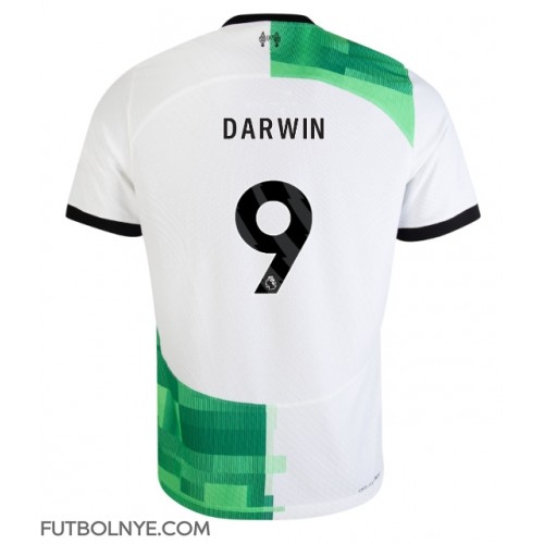 Camiseta Liverpool Darwin Nunez #9 Visitante Equipación 2023-24 manga corta